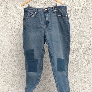 NEW Patchwork High Rise 90’s Mom jeans
